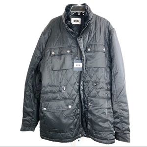 Laurent Faux Fur Trim Jacket Size Large